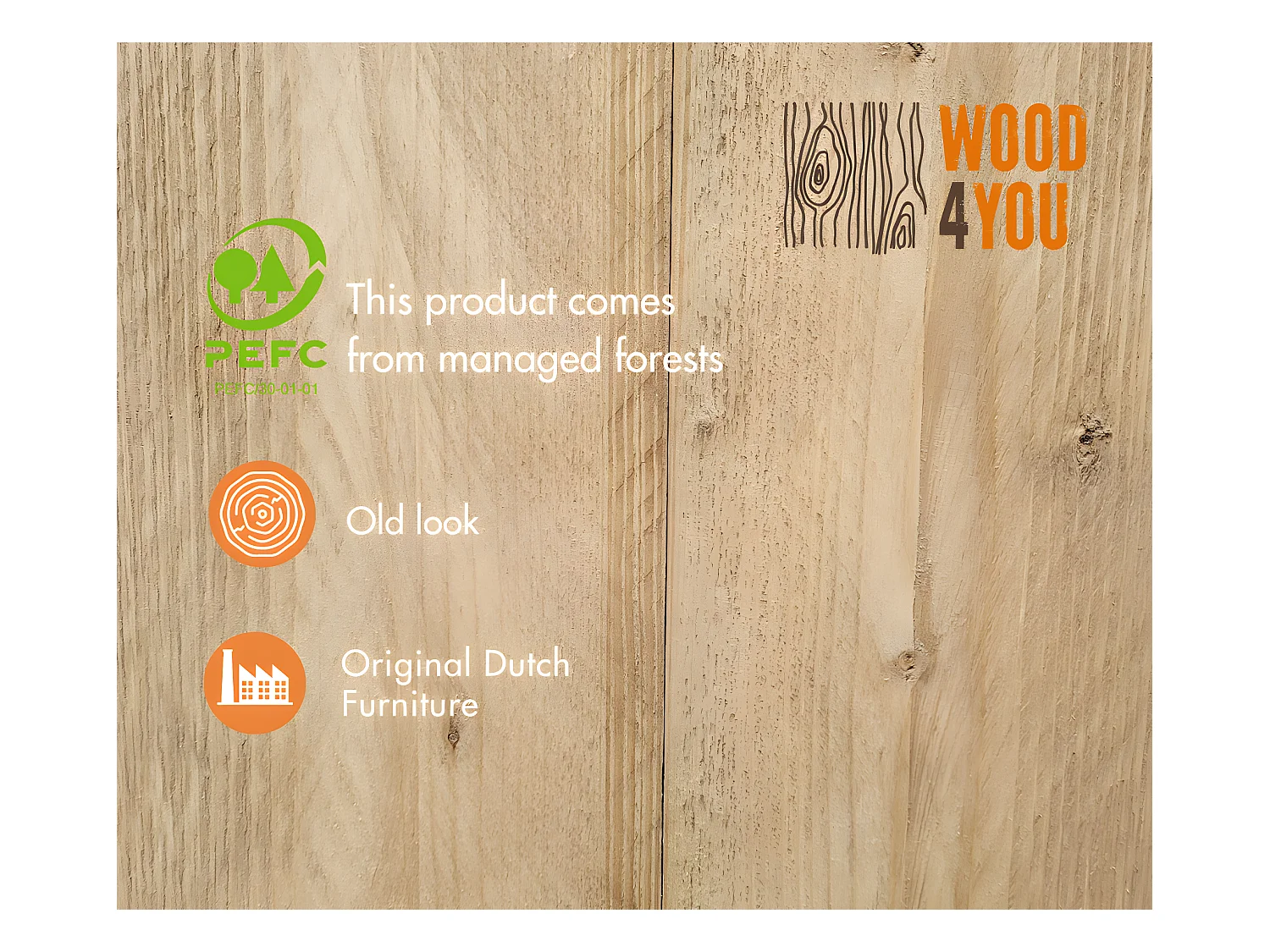 Wood4you - Bureau - Vancouver steigerhout 130Lx50Dx75H Zwart