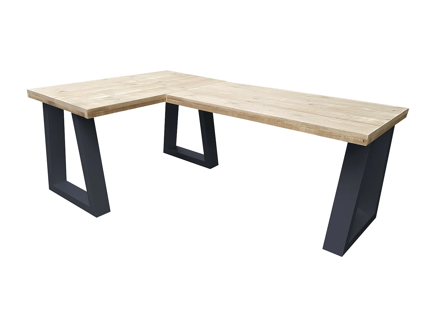 Wood4you - hoekbureau - vancouver steigerhout - 200130 anthracite