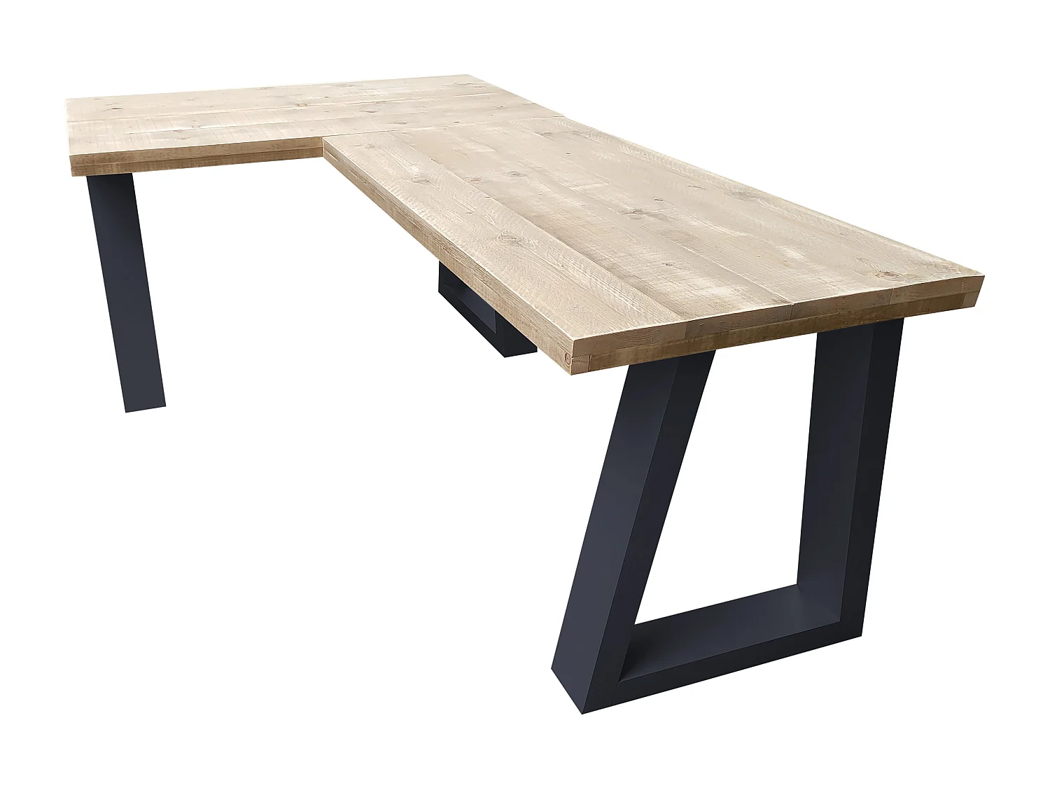 Wood4you - hoekbureau - vancouver steigerhout - 200130 anthracite