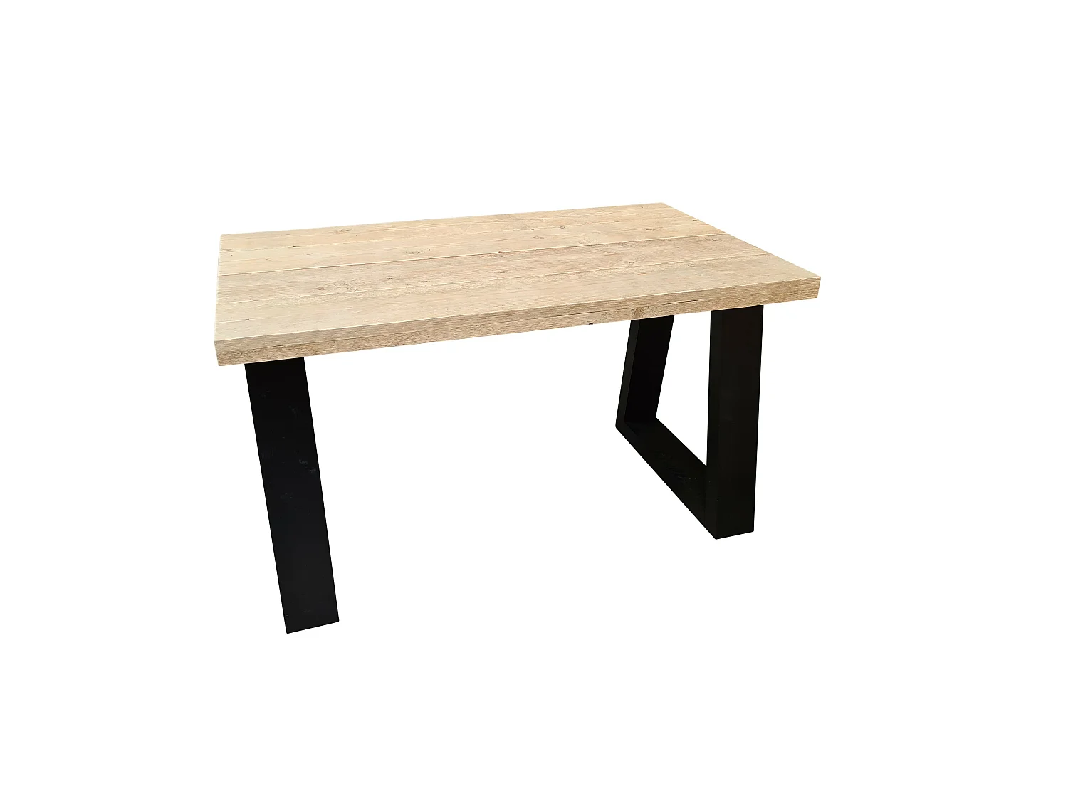 Wood4you - Bureau - Vancouver steigerhout 160Lx70Dx75H Zwart