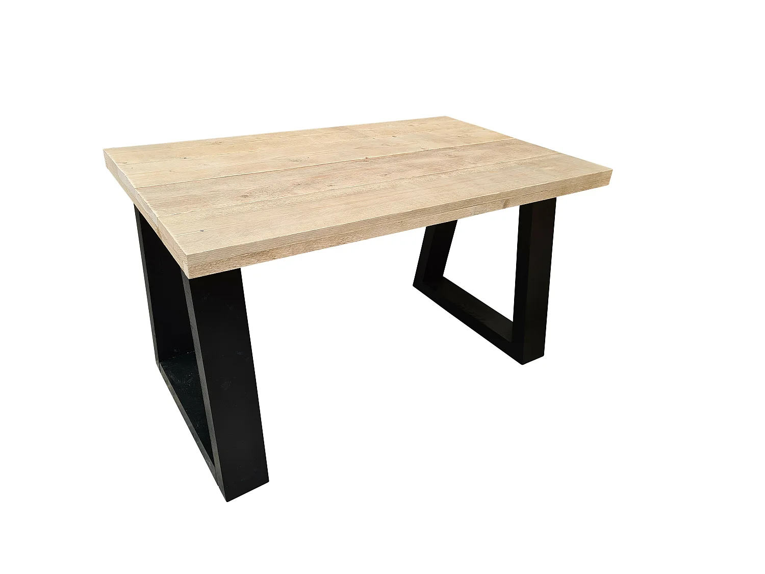 Wood4you - Bureau - Vancouver steigerhout 160Lx70Dx75H Zwart