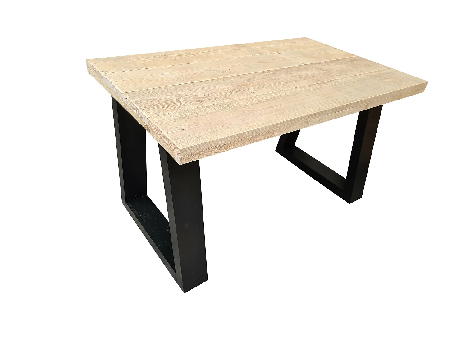 Wood4you - Bureau - Vancouver steigerhout 160Lx70Dx75H Zwart