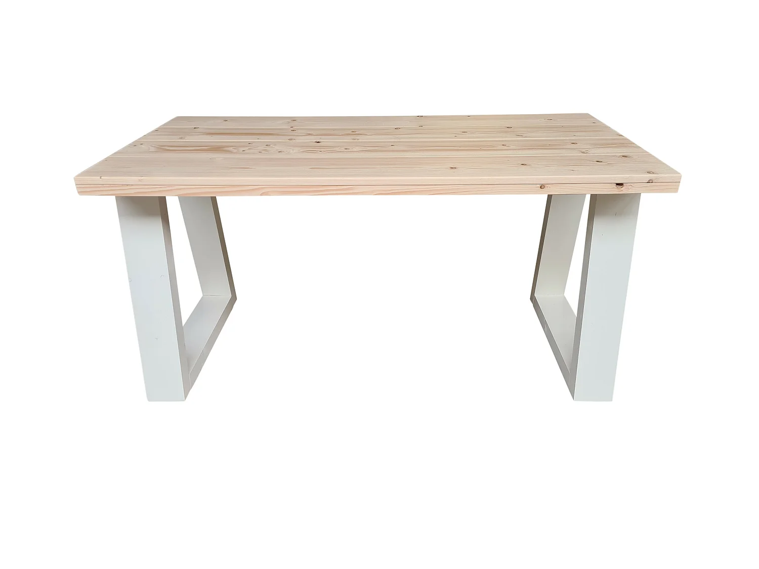 Wood4you - Bureau - Bois d'épicéa de Vancouver 200Lx70Px75H Blanc