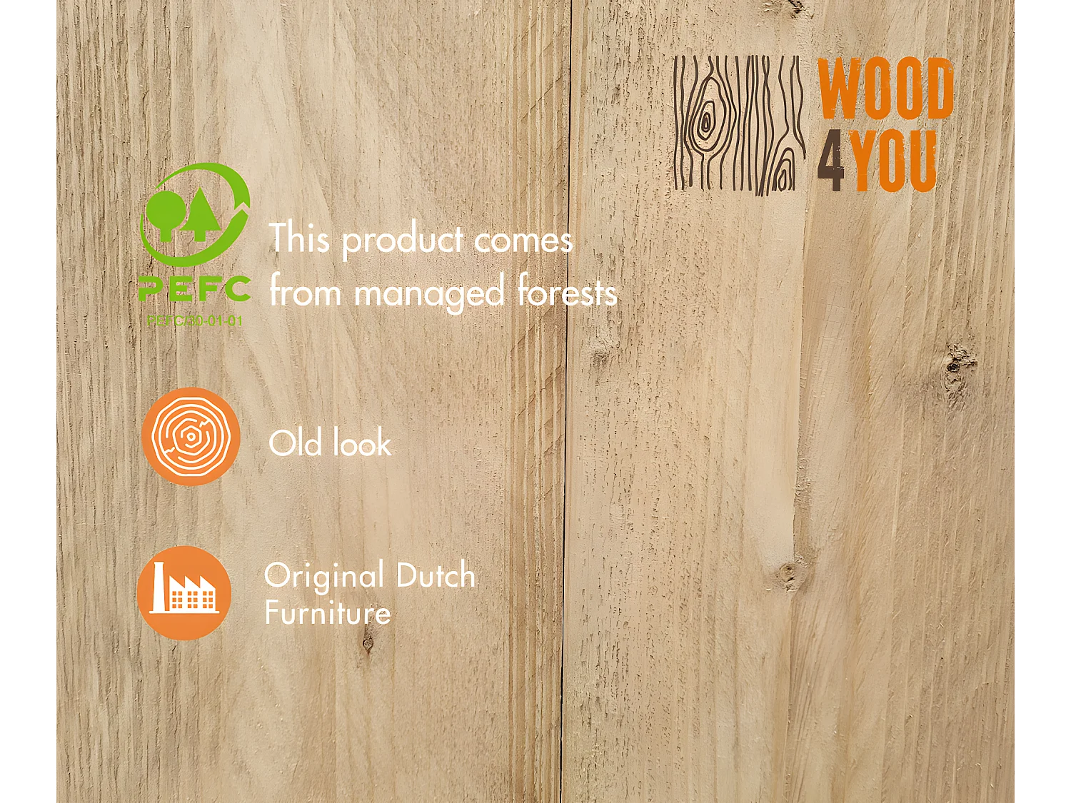 Wood4you - Bureau - Vancouver steigerhout 180Lx70Dx75H Zwart