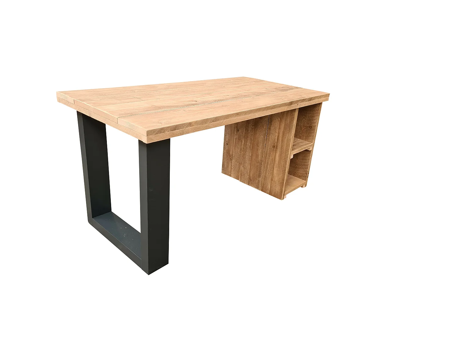 Wood4you - Bureau - San Diego - steigerhout 200Lx70Dx75H cm antraciet