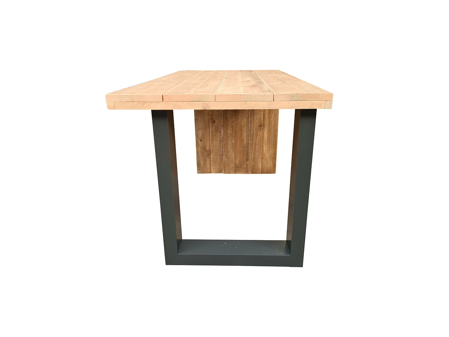 Wood4you - Bureau - San Diego - steigerhout 200Lx70Dx75H cm antraciet