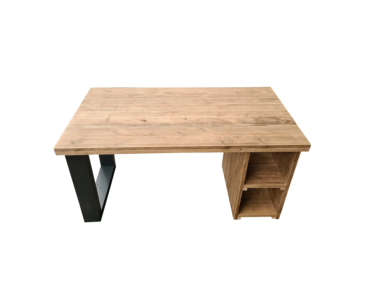 Wood4you - Bureau - San Diego - steigerhout 200Lx70Dx75H cm antraciet
