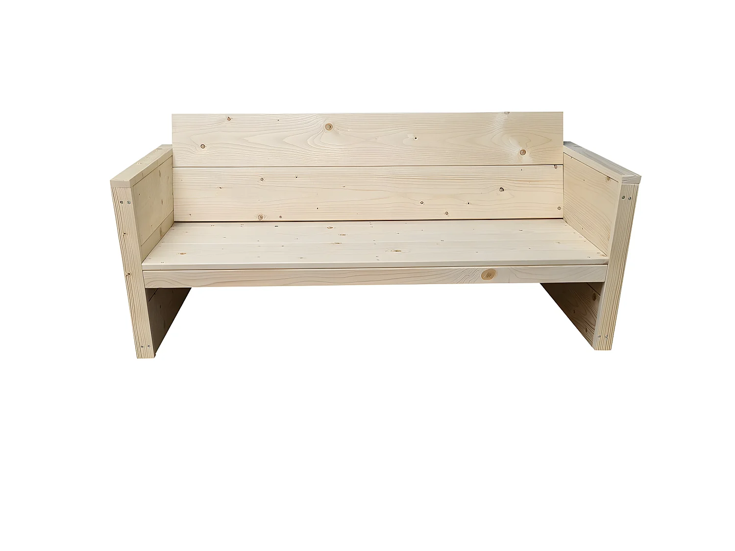 Wood4you - Banc de Jardin - Vlieland - Kit de Construction 'Do it yourself' Bois d'épicéa 180Lx72Hx57P cm