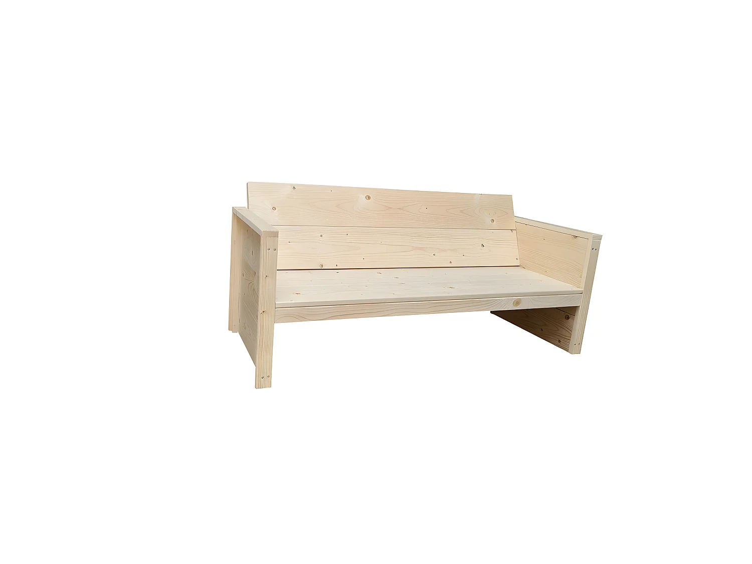 Wood4you - Banc de Jardin - Vlieland - Kit de Construction 'Do it yourself' Bois d'épicéa 180Lx72Hx57P cm