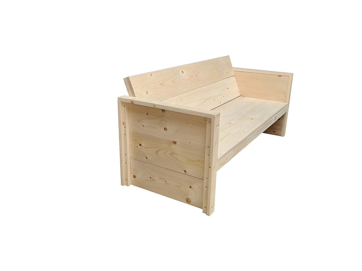 Wood4you - Banc de Jardin - Vlieland - Kit de Construction 'Do it yourself' Bois d'épicéa 180Lx72Hx57P cm