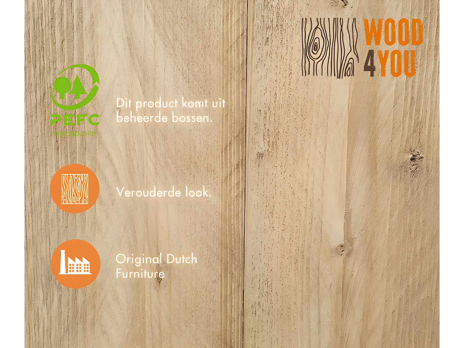 Wood4you - Banc Seattle - 120Lx40Hx38D cm noir