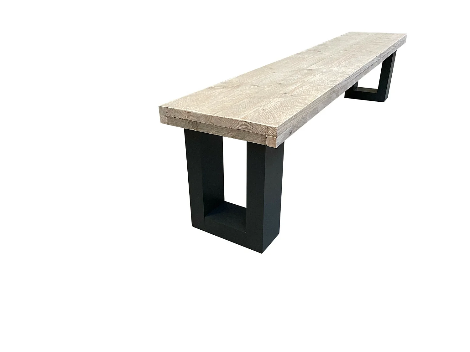 Wood4you - Banc de Jardin New England Échafaudage Bois 130Lx40Hx38P cm anthracite