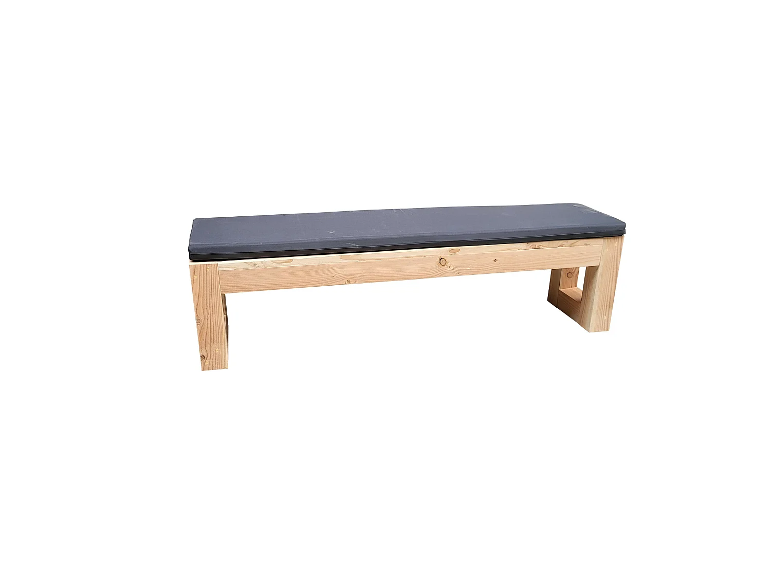 Wood4you - Banc de jardin Boston 180Lx45Hx38D cm avec coussin