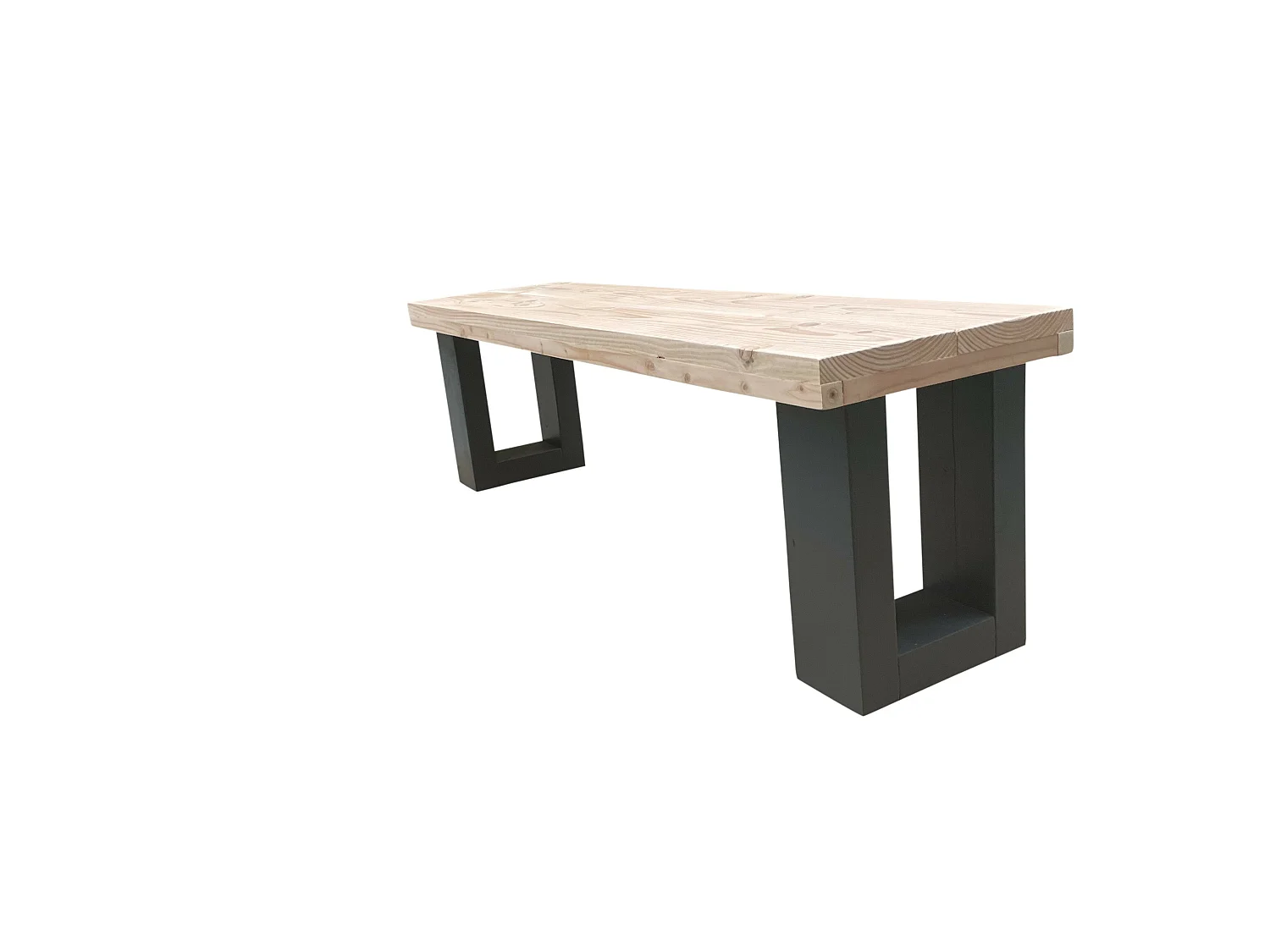 wood4you - Banc de jardin New England Douglas - 140Lx40Hx38D cm anthracite