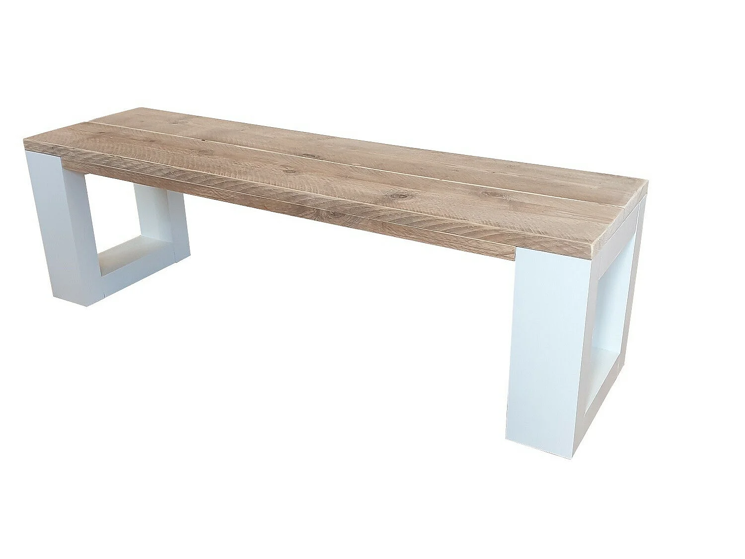 Wood4you - Panca da giardino New Orleans - 180Lx40Hx38D cm bianco - divano