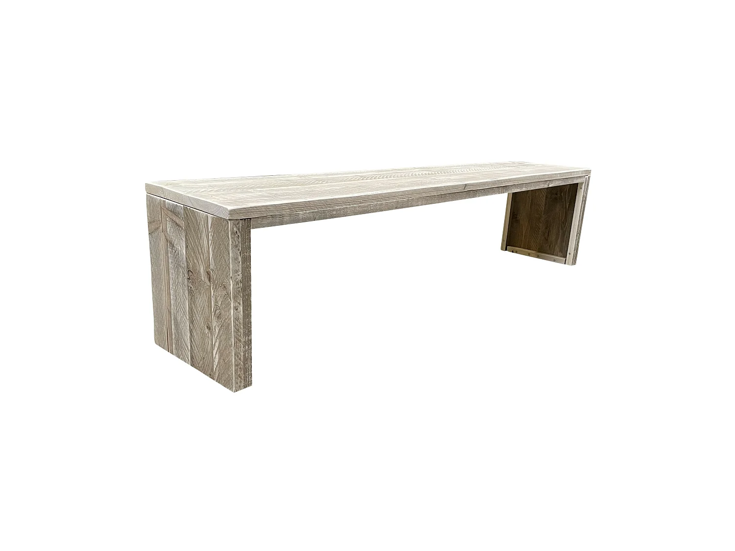 Wood4you - Banc de jardin Amsterdam échafaudage bois 130Lx43Hx38P cm