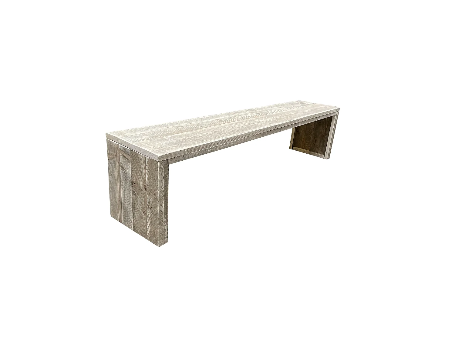 Wood4you - Banc de jardin Amsterdam échafaudage bois 130Lx43Hx38P cm