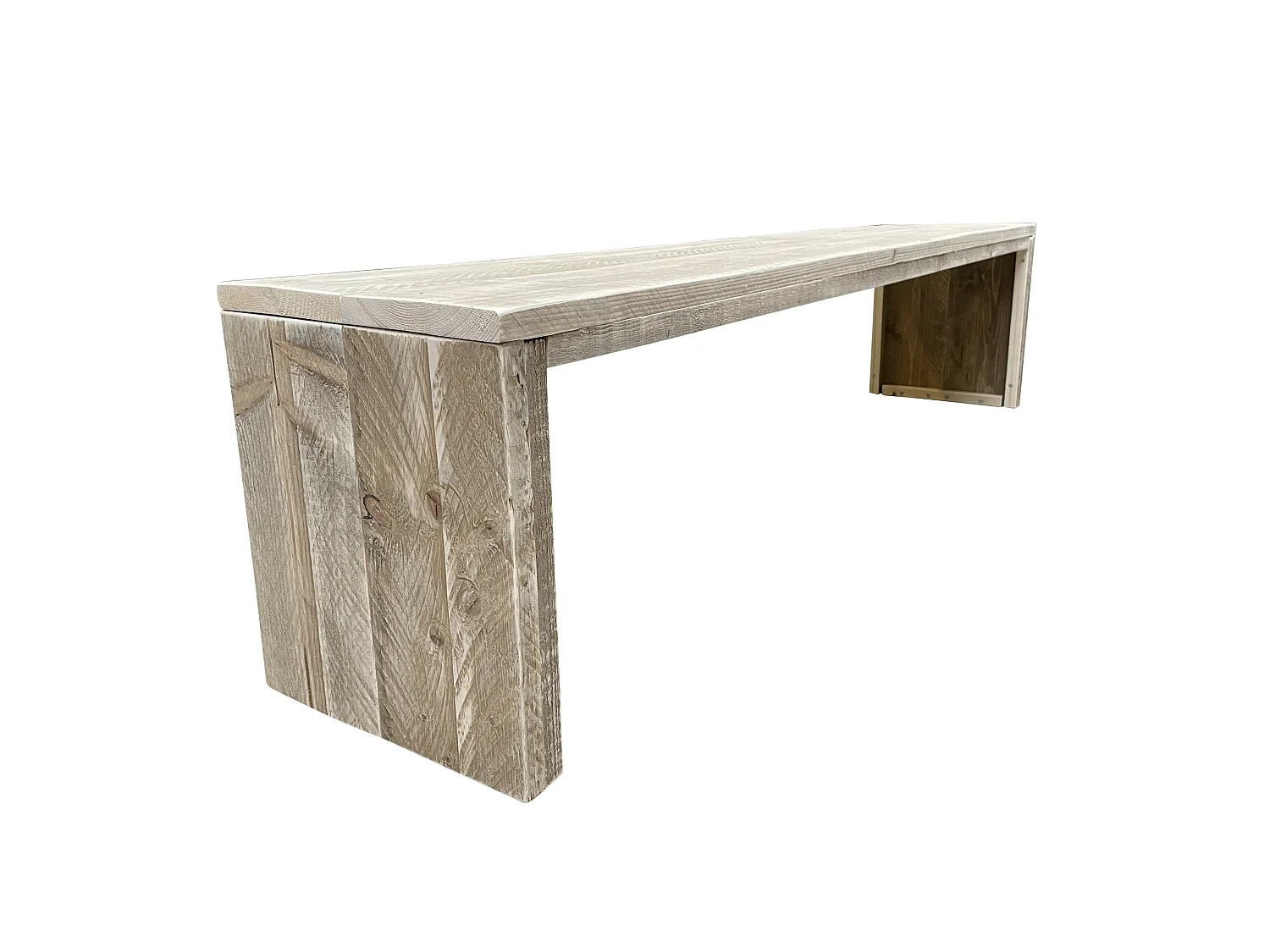 Wood4you - Banc de jardin Amsterdam échafaudage bois 130Lx43Hx38P cm