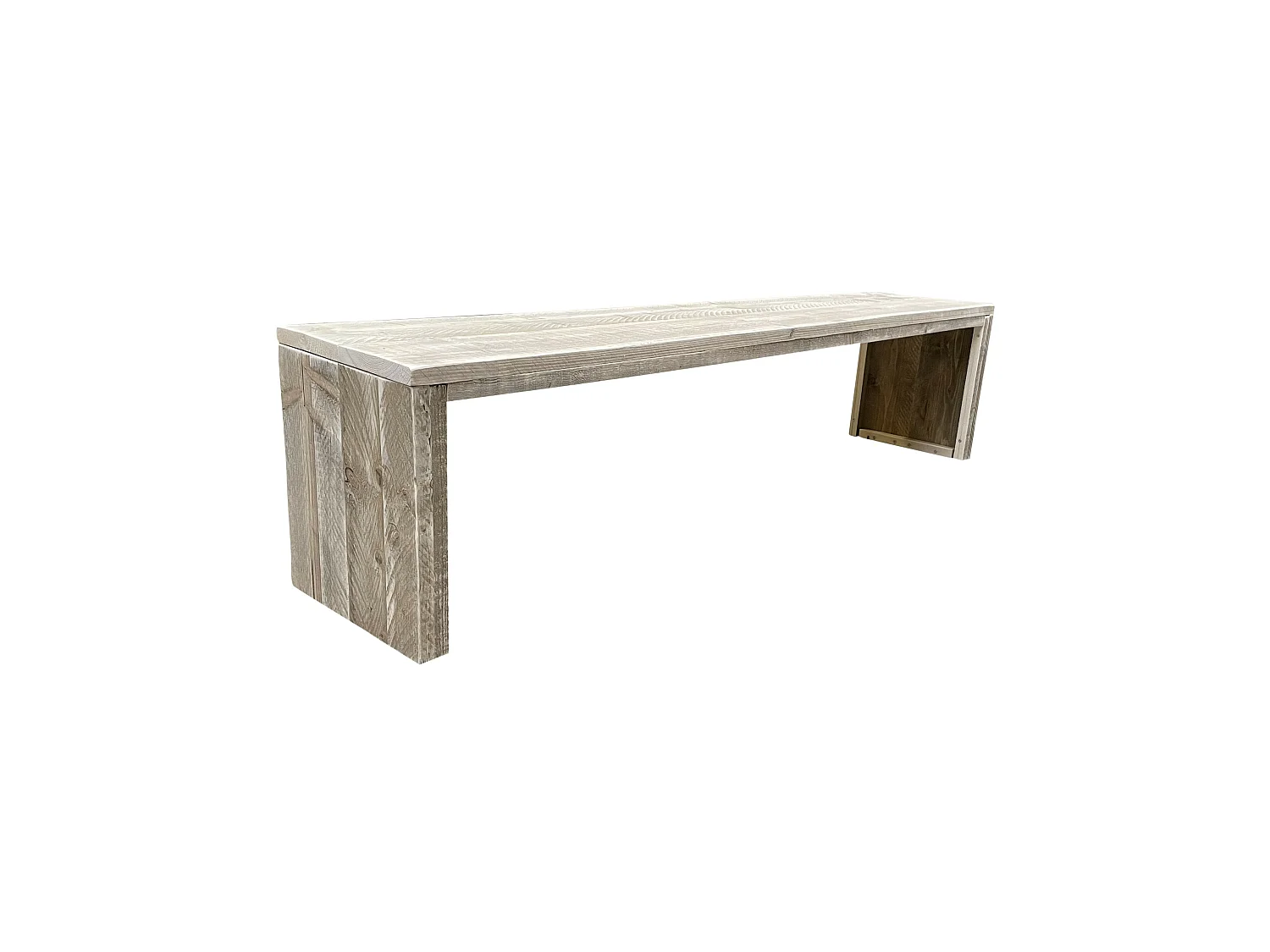 Wood4you - Banc de jardin Amsterdam échafaudage bois 130Lx43Hx38P cm