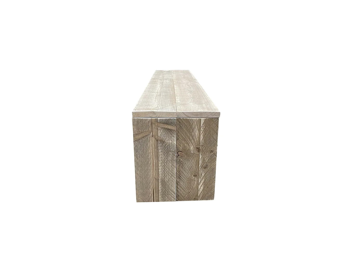 Wood4you - Banc de jardin Amsterdam échafaudage bois 130Lx43Hx38P cm