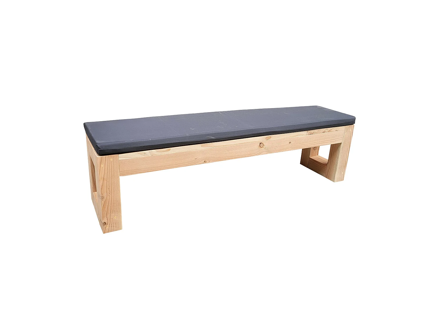 Wood4you - Banc de jardin Boston 200Lx45Hx38D cm avec coussin