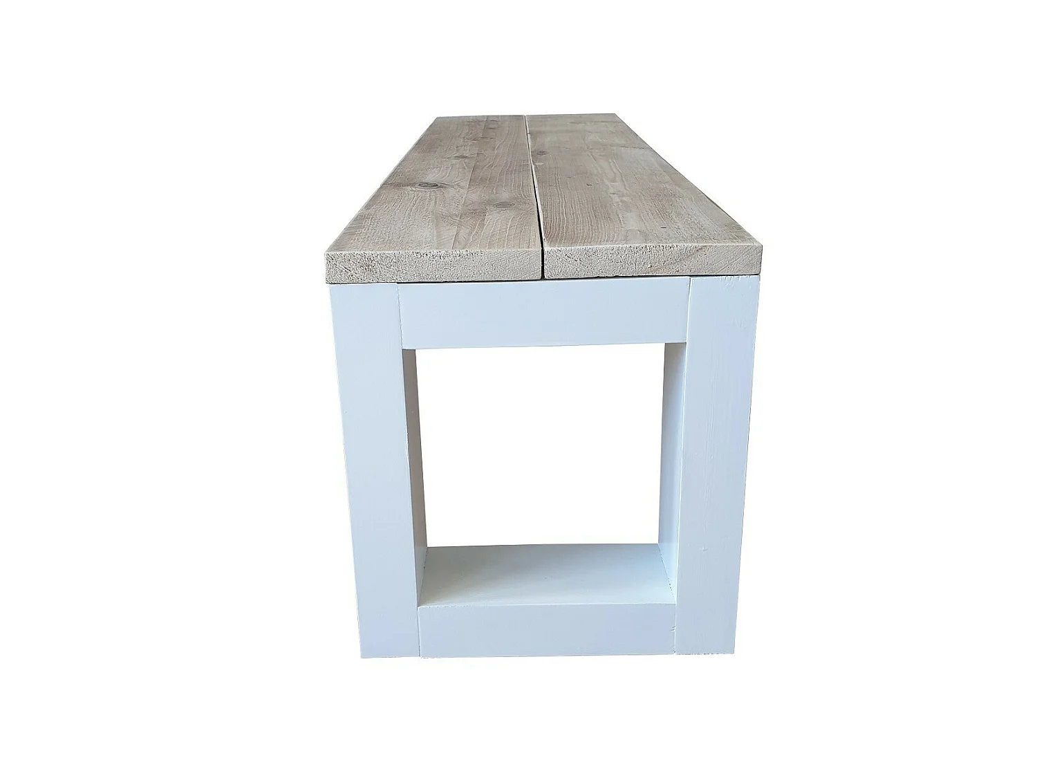 wood4you - Banc New Orleans - 170Lx40Hx38D cm blanc