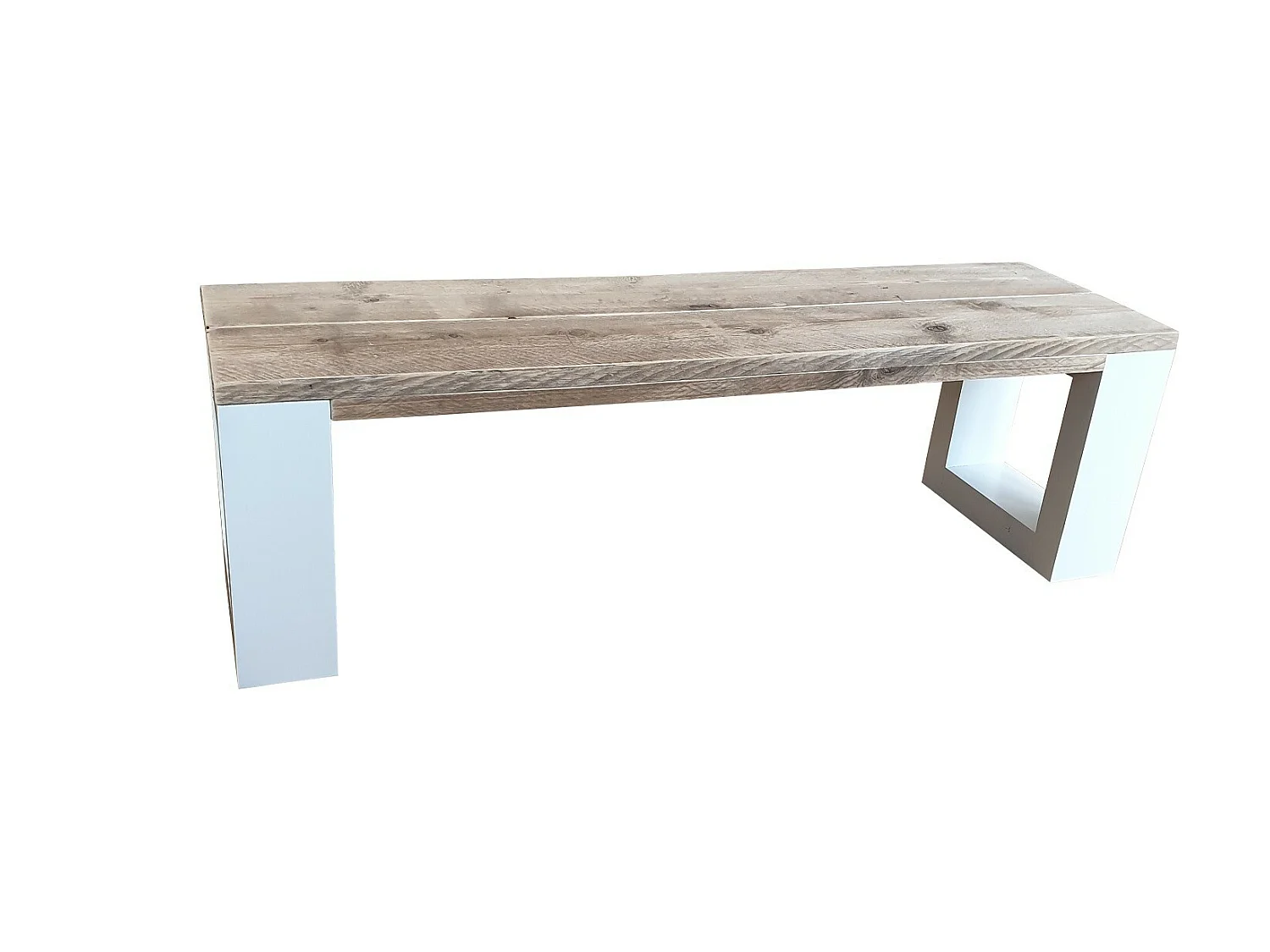 wood4you - Banc New Orleans - 170Lx40Hx38D cm blanc