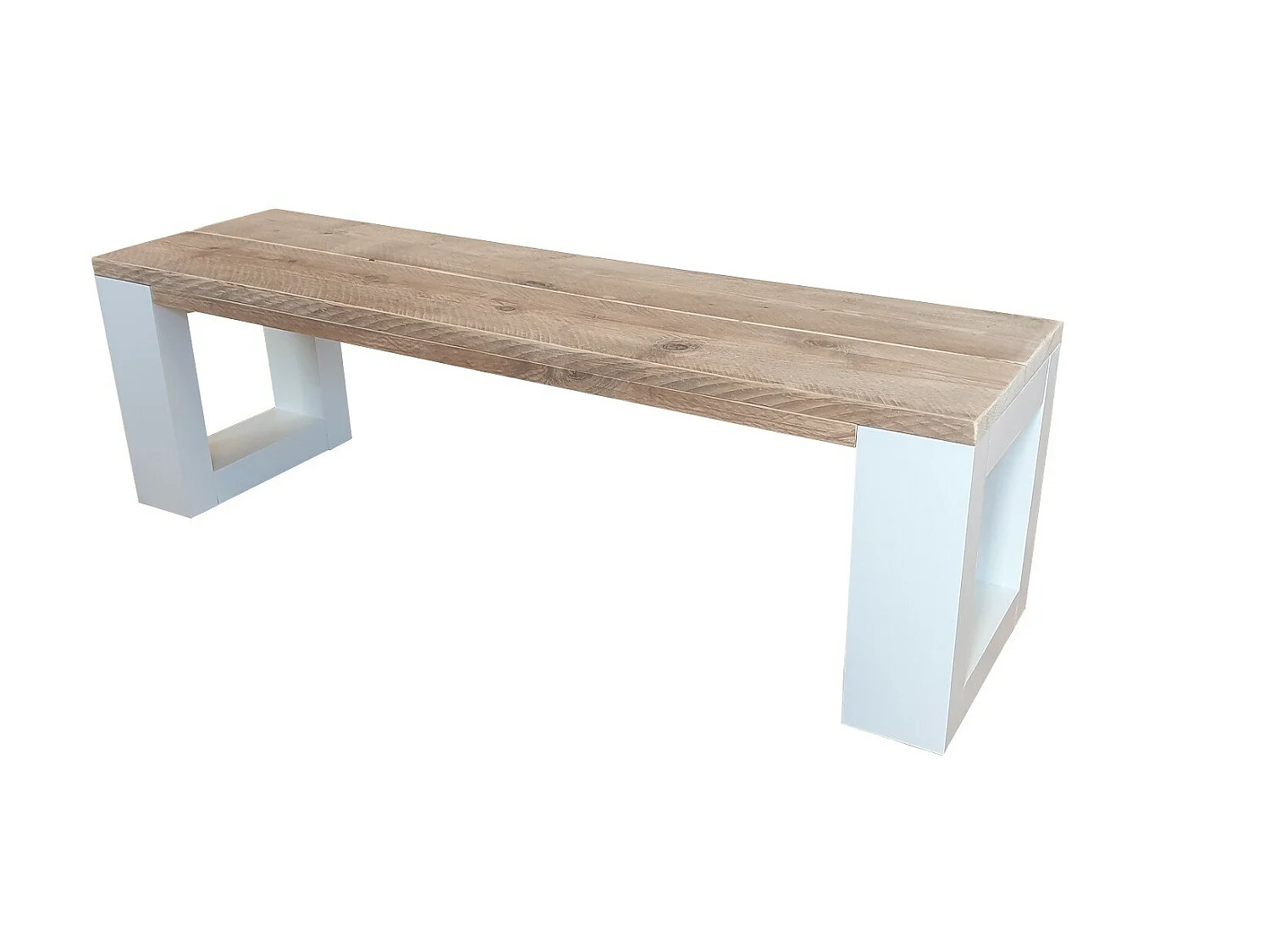 wood4you - Banc New Orleans - 170Lx40Hx38D cm blanc