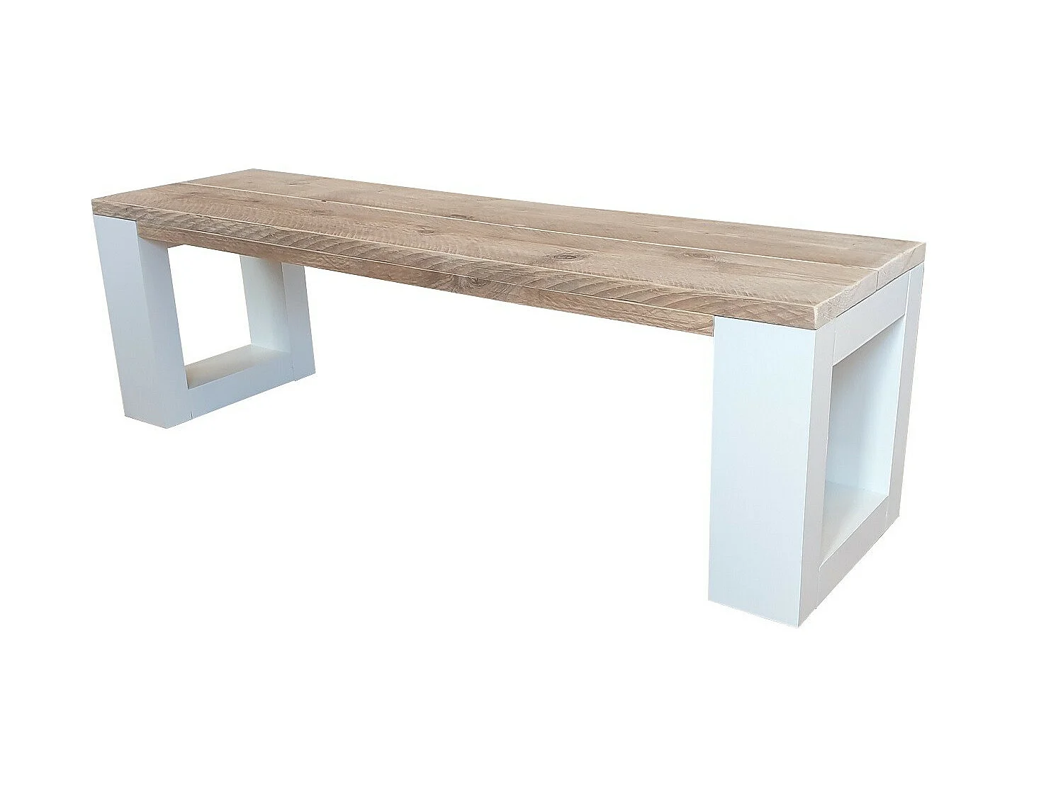 wood4you - Banc New Orleans - 190Lx40Hx38D cm blanc