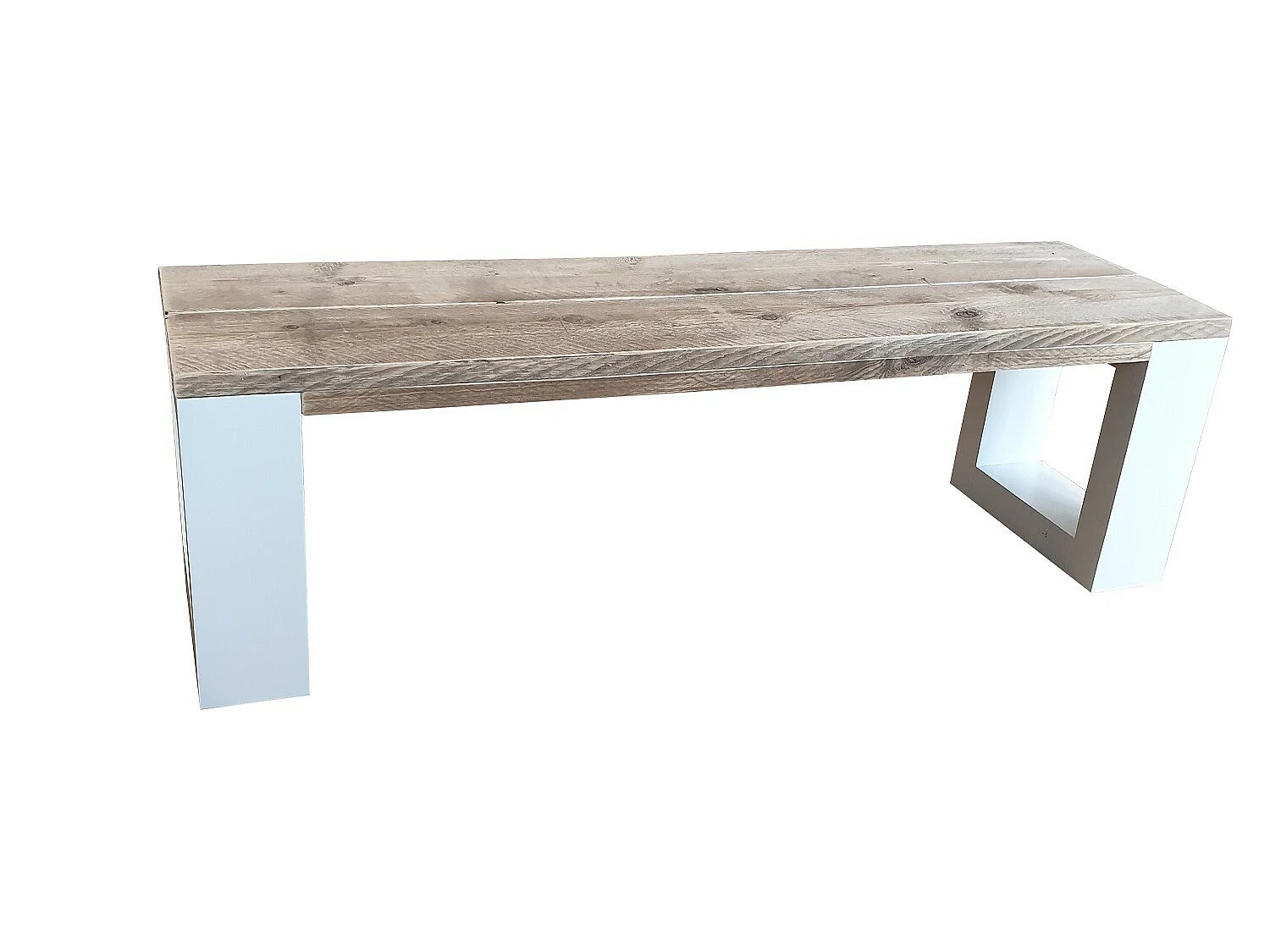 wood4you - Banc New Orleans - 190Lx40Hx38D cm blanc