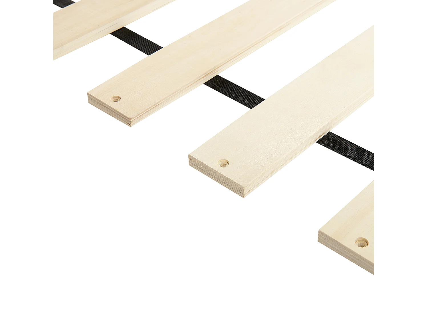 Lit avec sommier Velours LUBBON 140 x 200 cm Blanc cassé