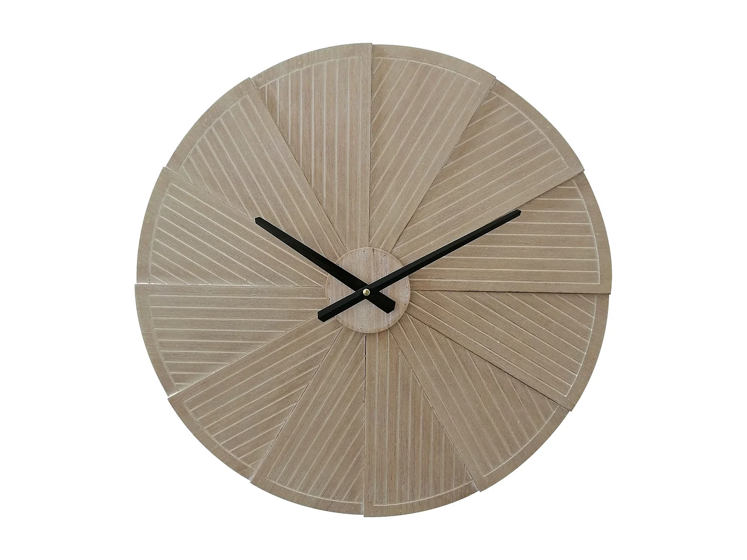 Relógio de Parede Boho Chic Bege Decoração para Casa