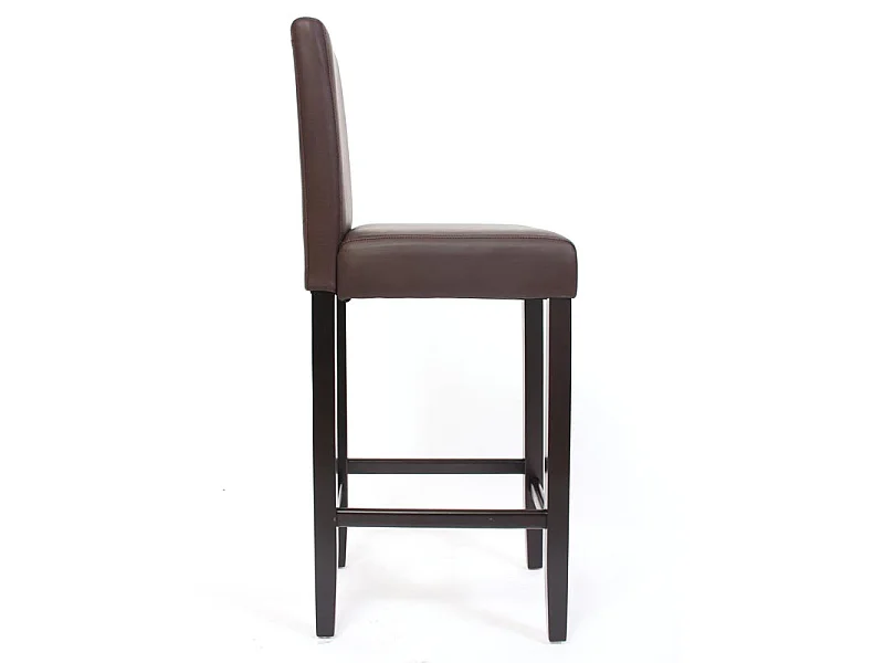 Barhocker Cesena (2er-Set), Braun, dunkle Füße