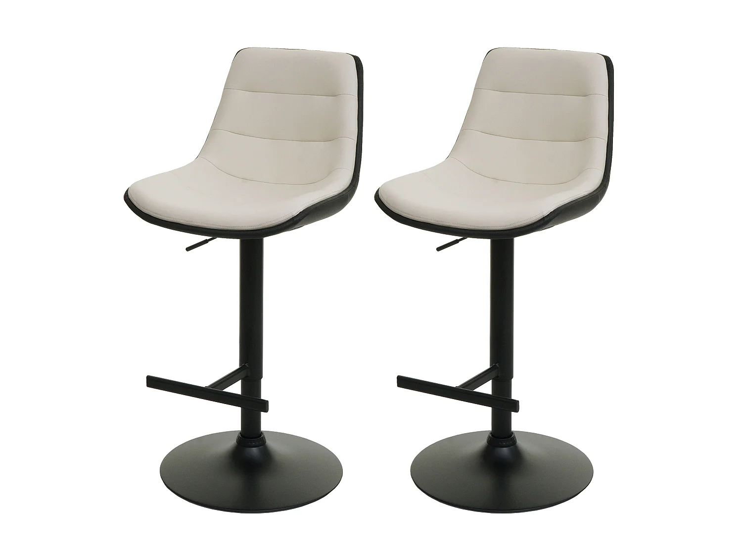 MCW-L85 barkruk (set van 2),  crème-beige