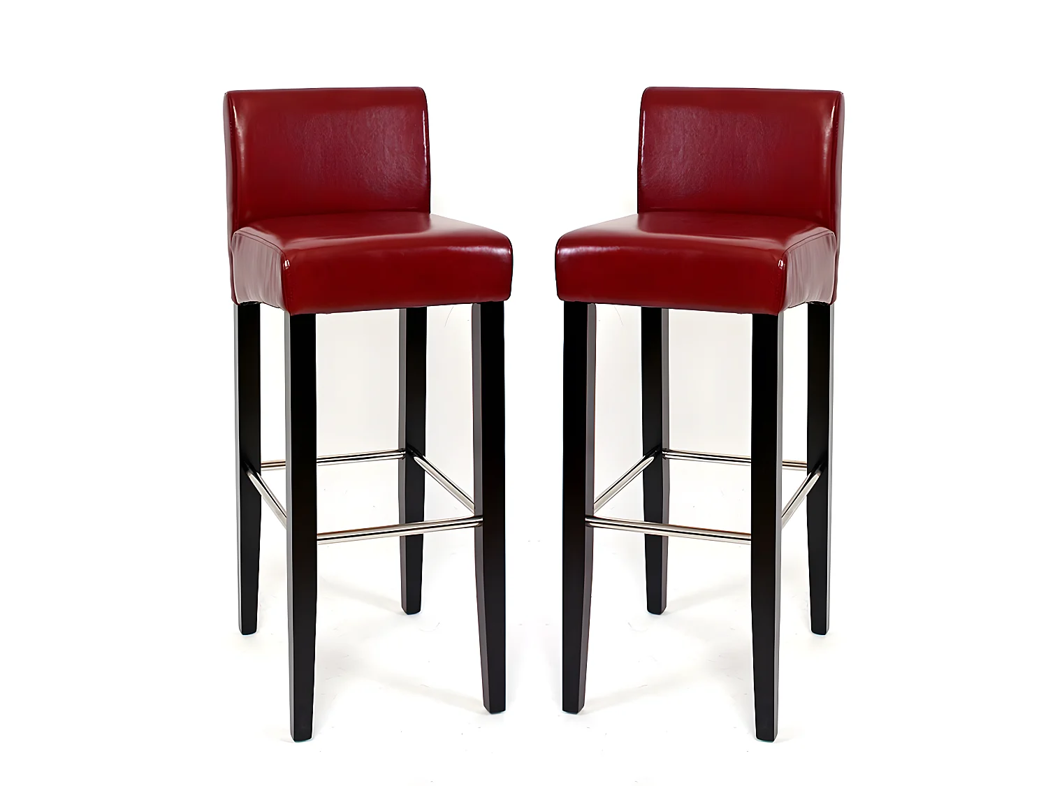 Barkruk N25 (set van 2),  rood