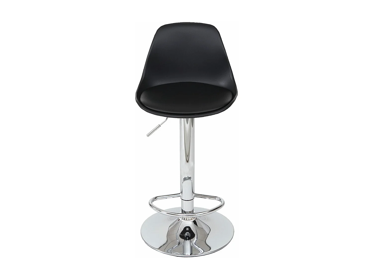 Banco de bar MCW-B14 (conjunto de 2),  preto