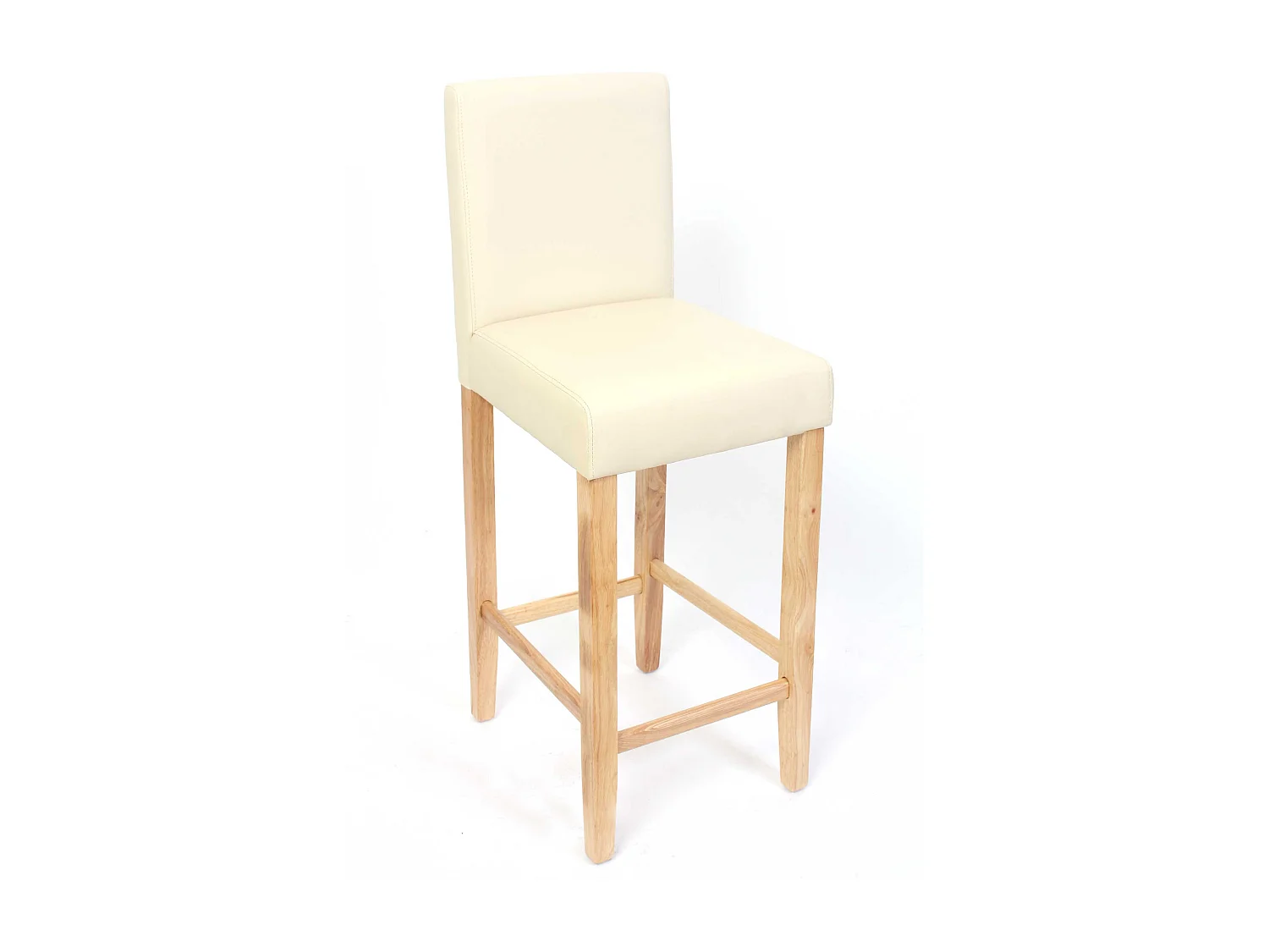 Barkruk Cesena (set van 2),  crème, lichtgekleurde poten