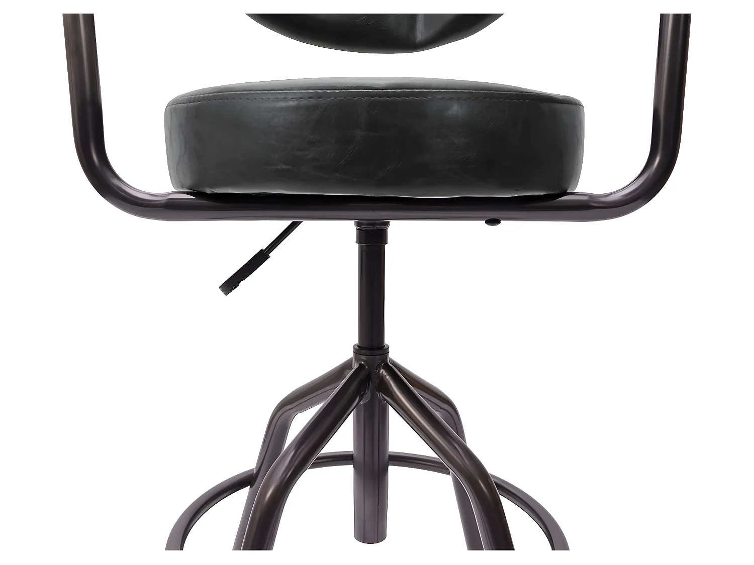 Barkruk MCW-H10f,  vintage grijs