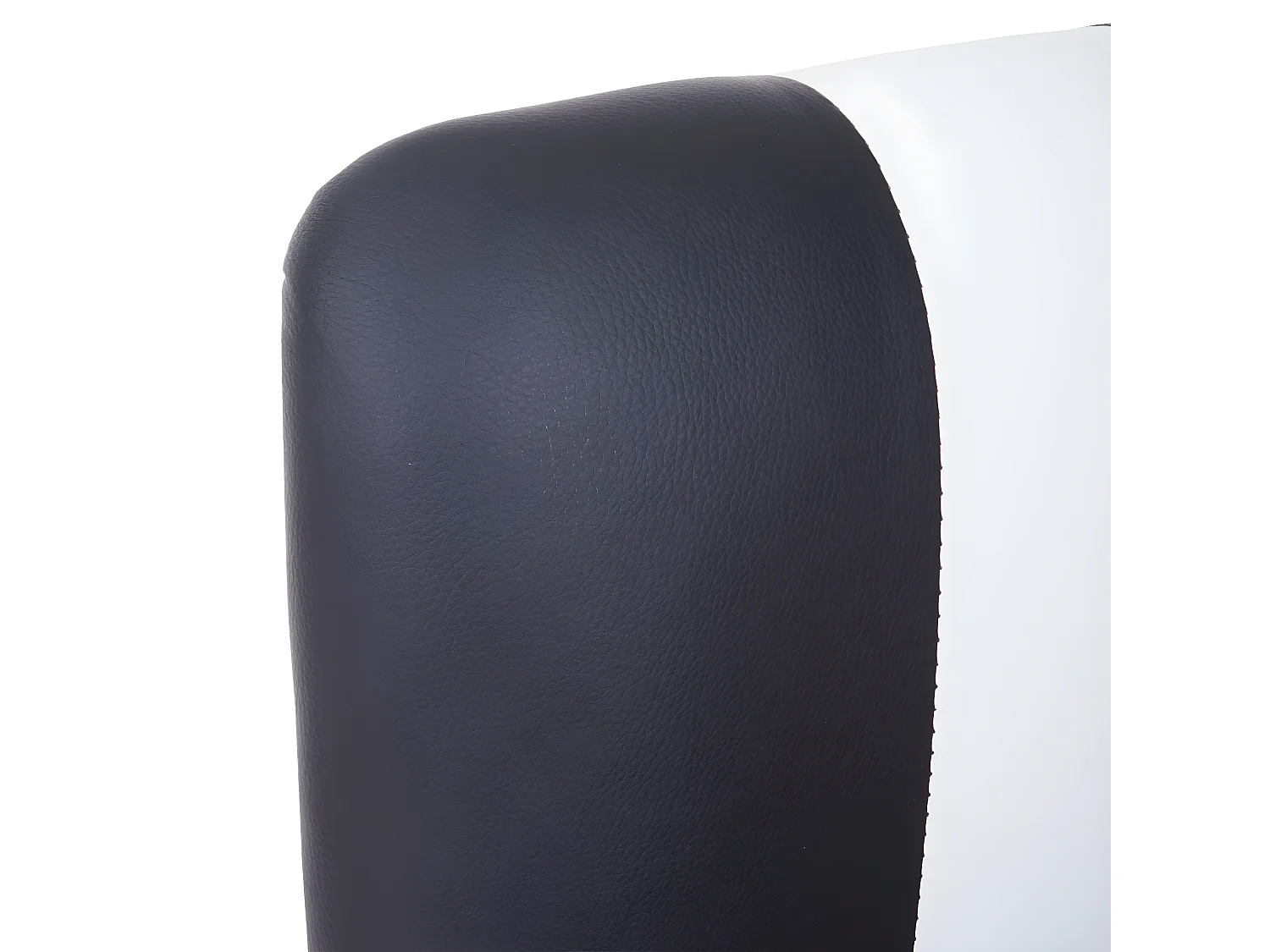 Tabouret de bar Akita (lot de 2),  noir / blanc