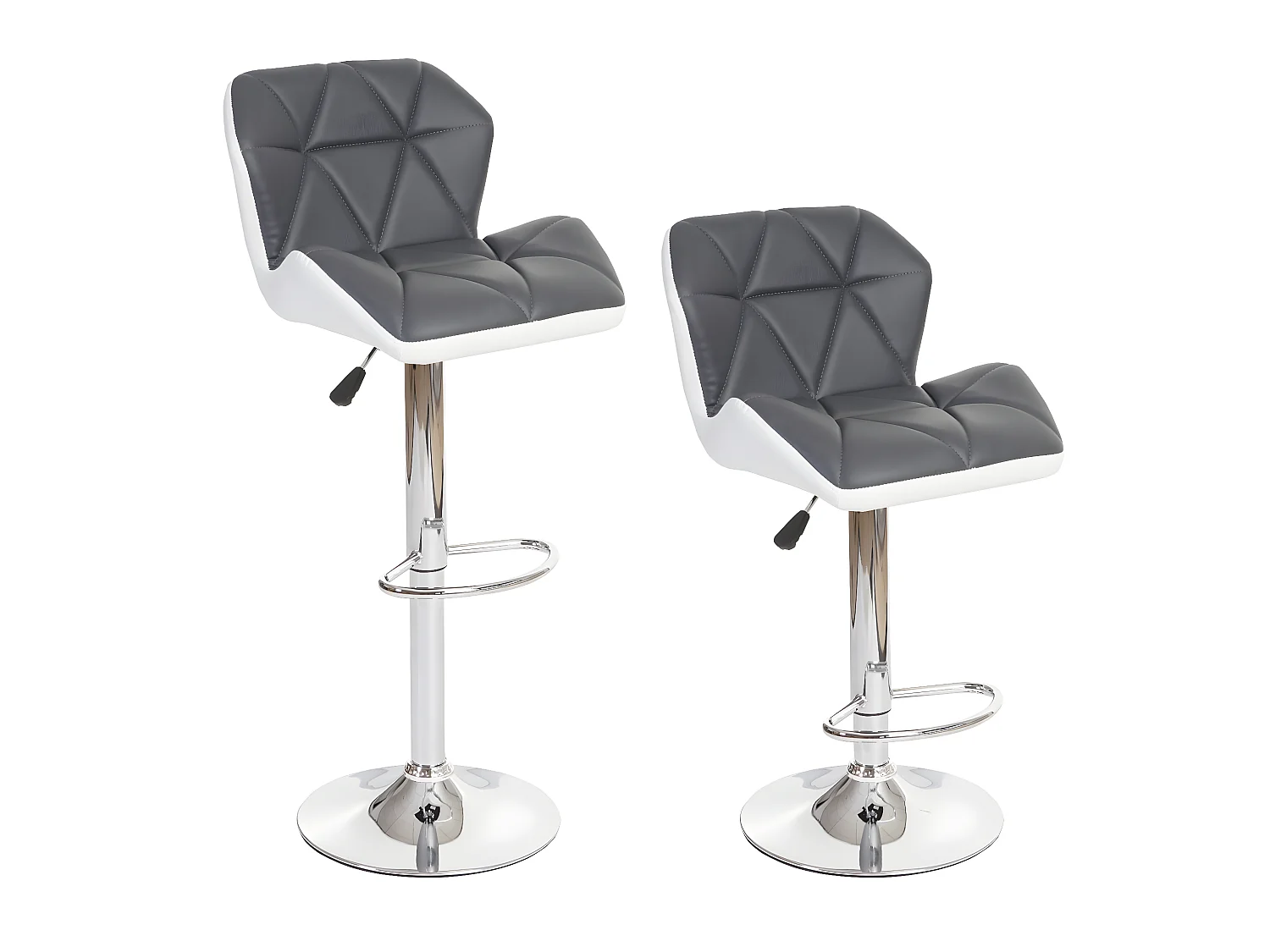 Tabouret de bar MCW-A92,  gris