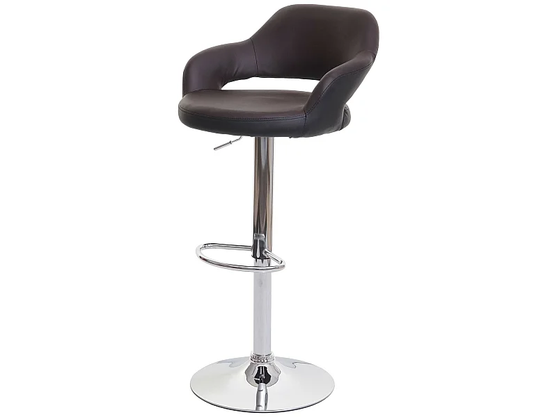 Barhocker MCW-F16, Braun-schwarz