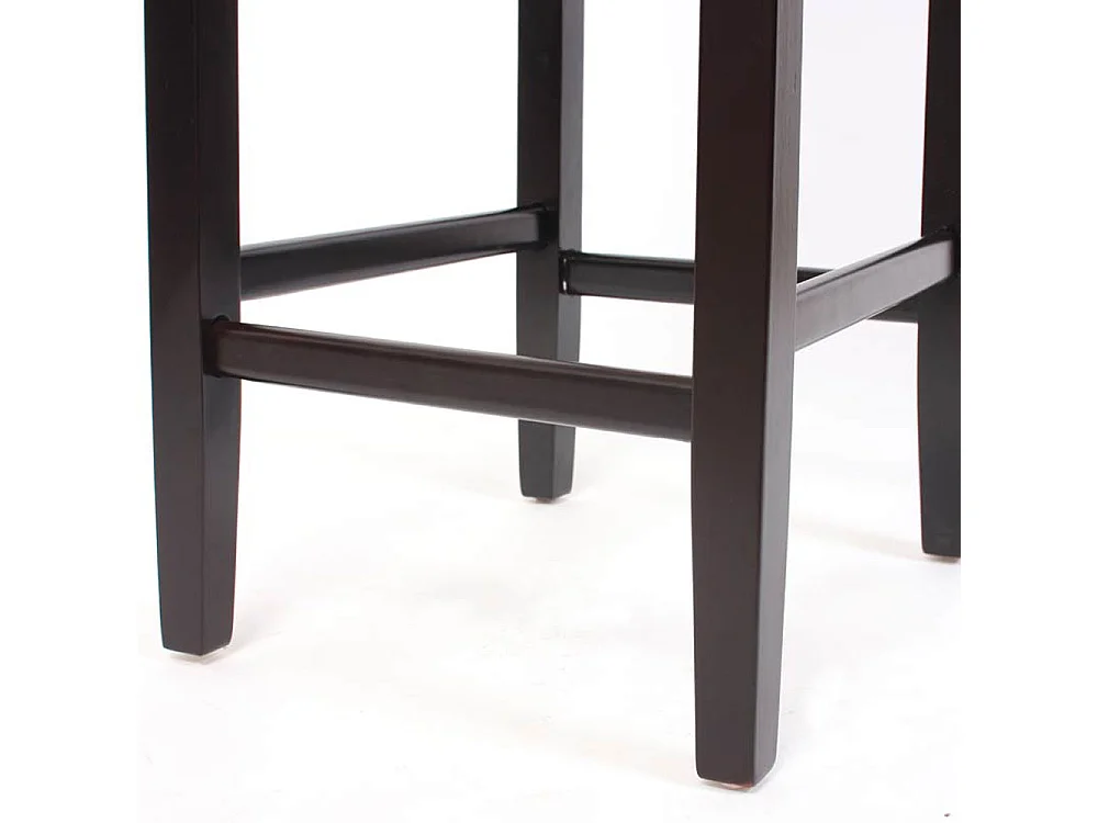 Barkruk Cesena (set van 2),  zwart, donkere poten