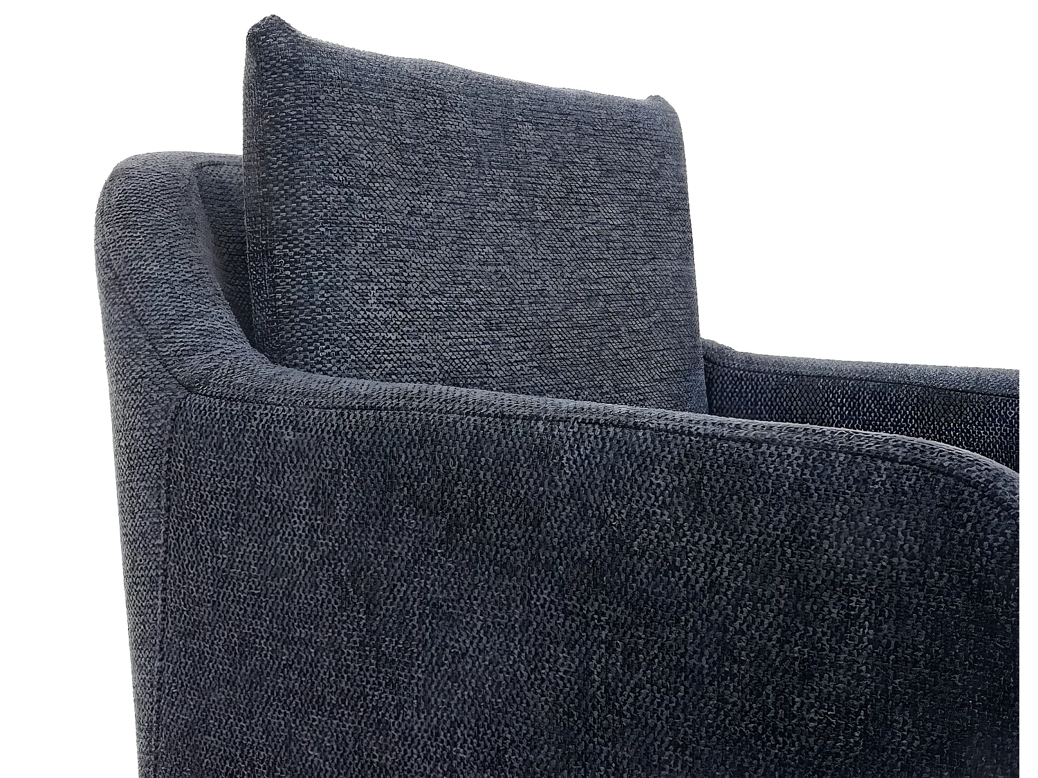 Tabouret de bar MCW-H93,  tissu/textile gris foncé