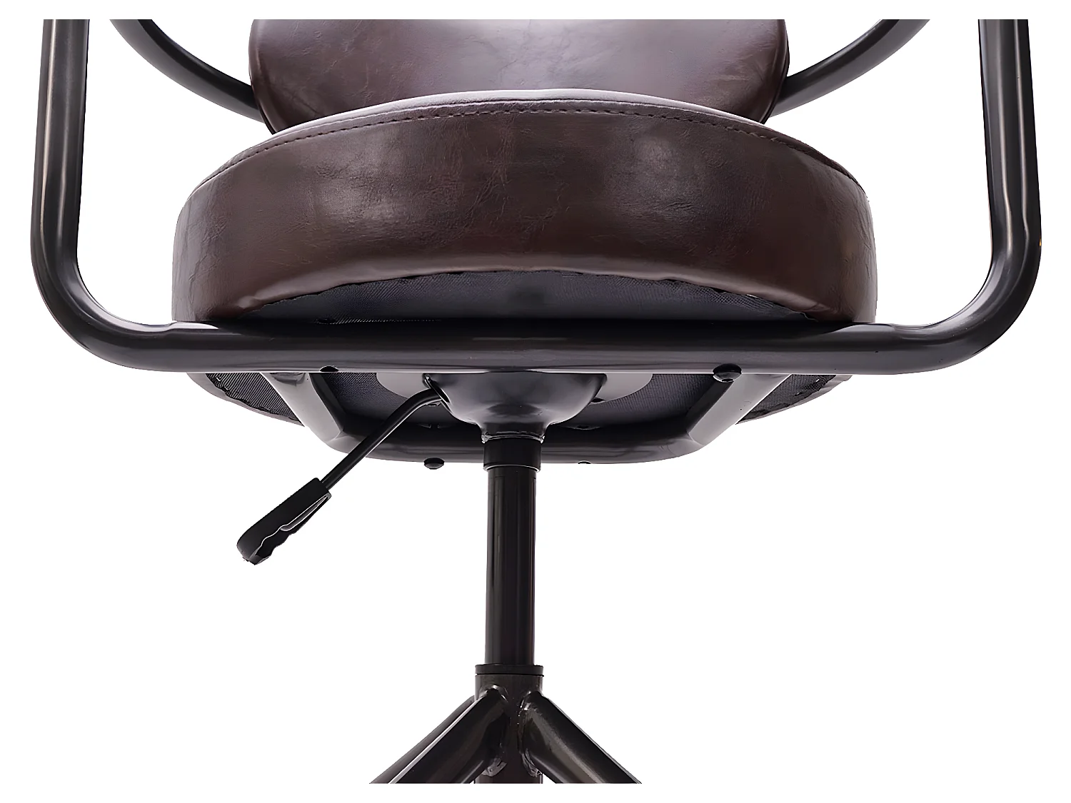 Taburete de bar MCW-H10f,  vintage marrón