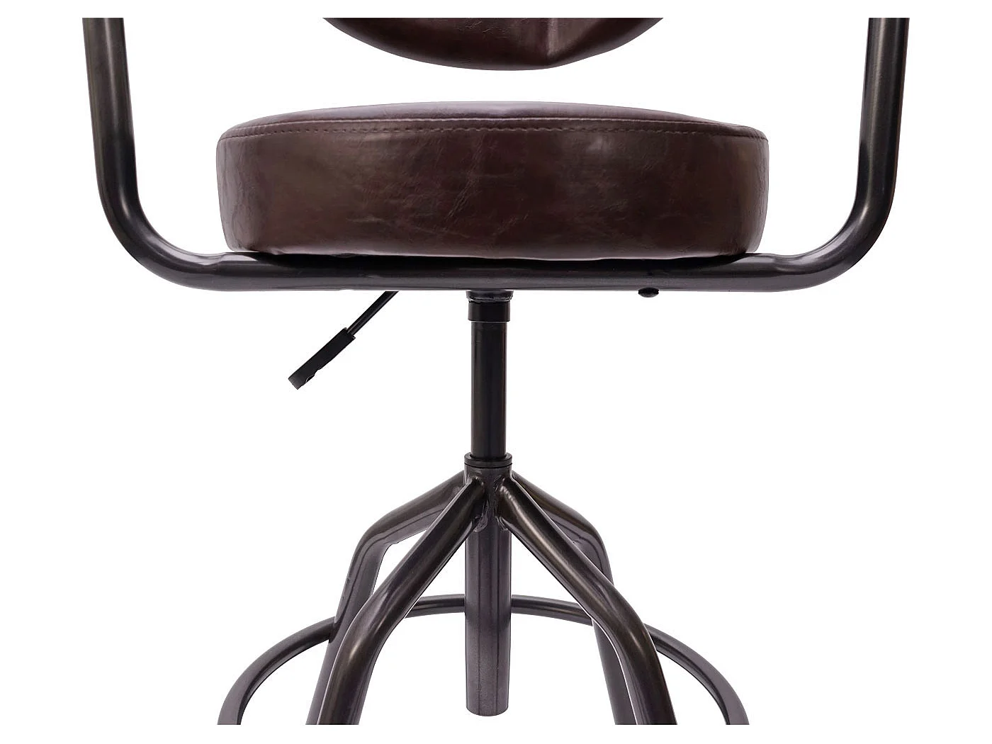 Tabouret de bar MCW-H10f,  vintage marron