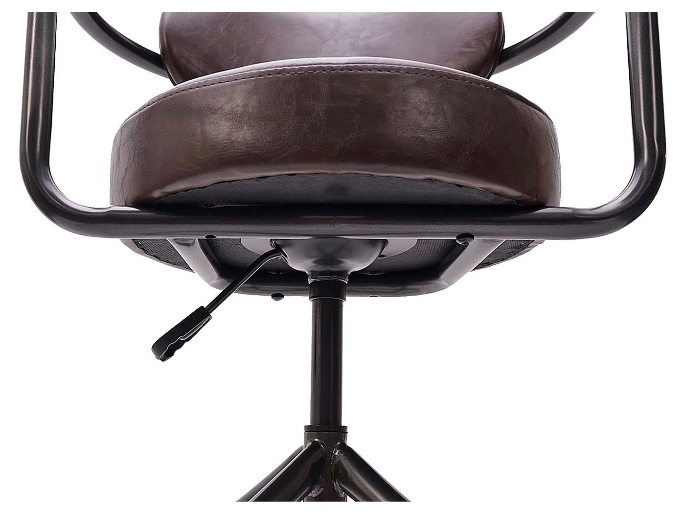 Tabouret de bar MCW-H10f,  vintage marron