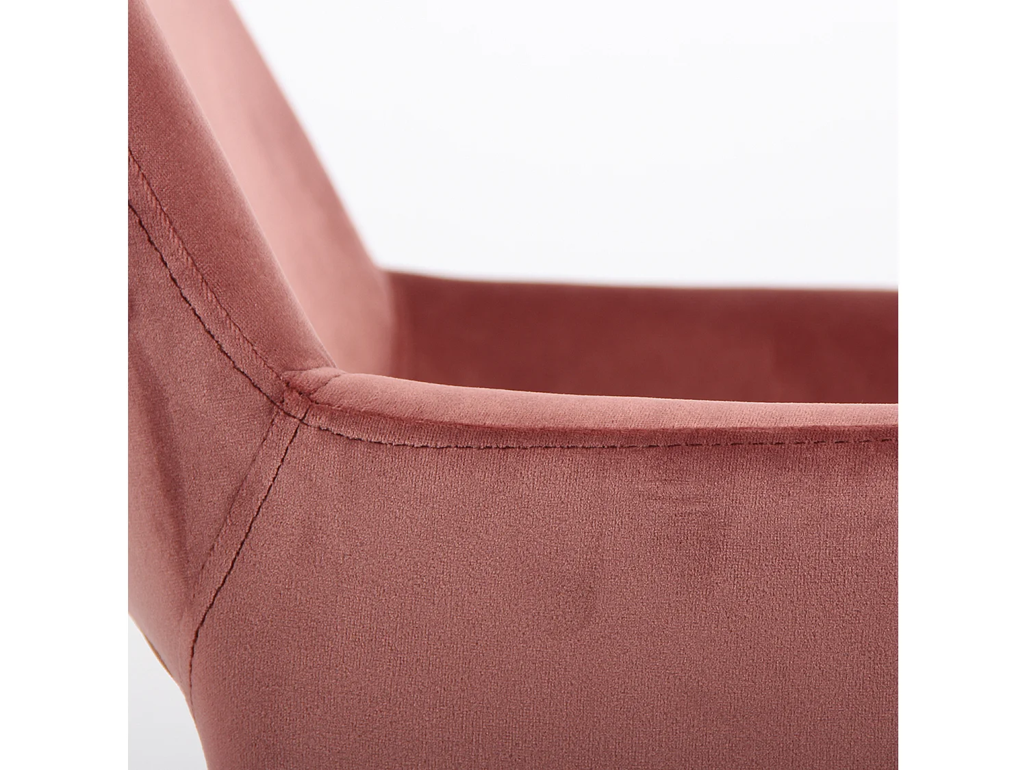 Sedia da ufficio scandinava in velluto rosa girevole girevole con braccioli, regolabile in altezza 55*56*75-85cm