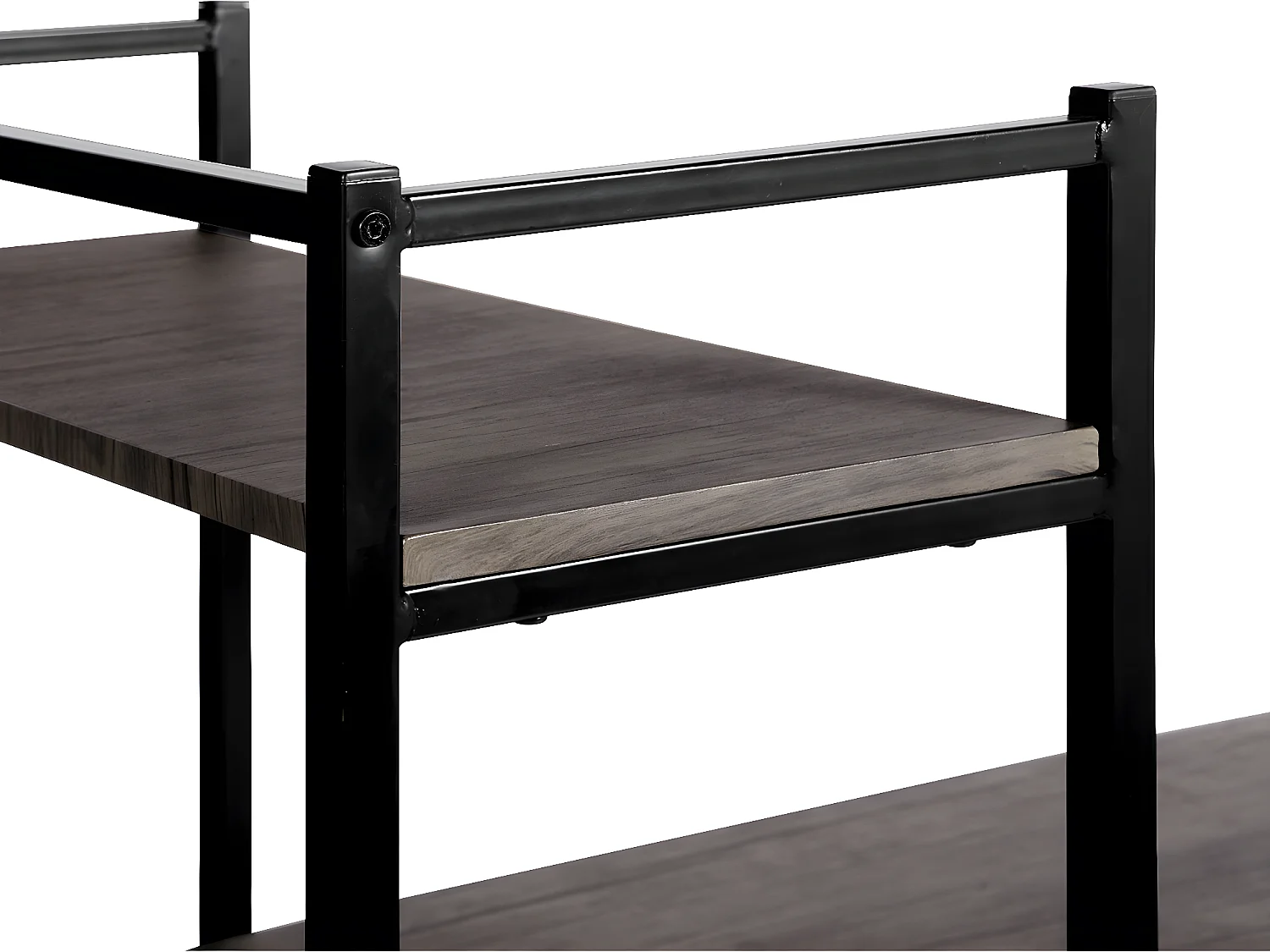 Bureau Informatique Avec Rangement 4 étagères