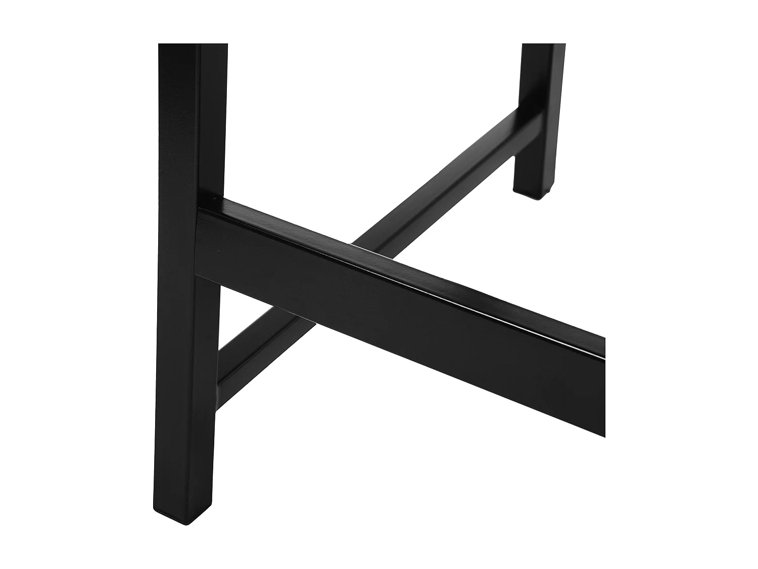 Bureau d'angle étagères noir bois métal 120*120