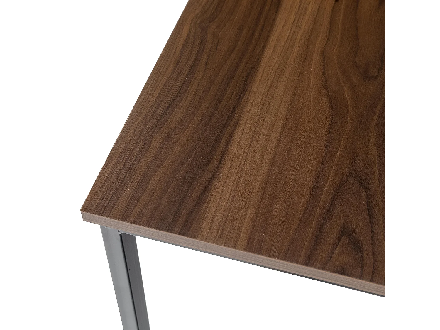 Bureau scandinave bois chêne pied noir 120x60 cm